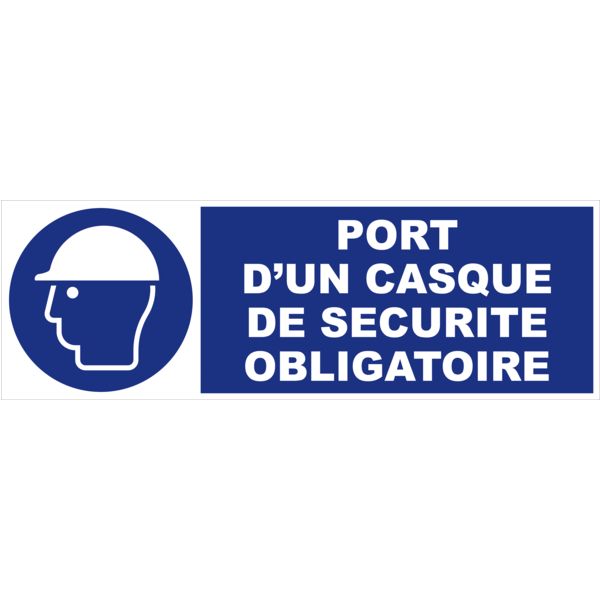 PLAQUE PORT HARNAIS DE SECURITE OBLIGATOIRE