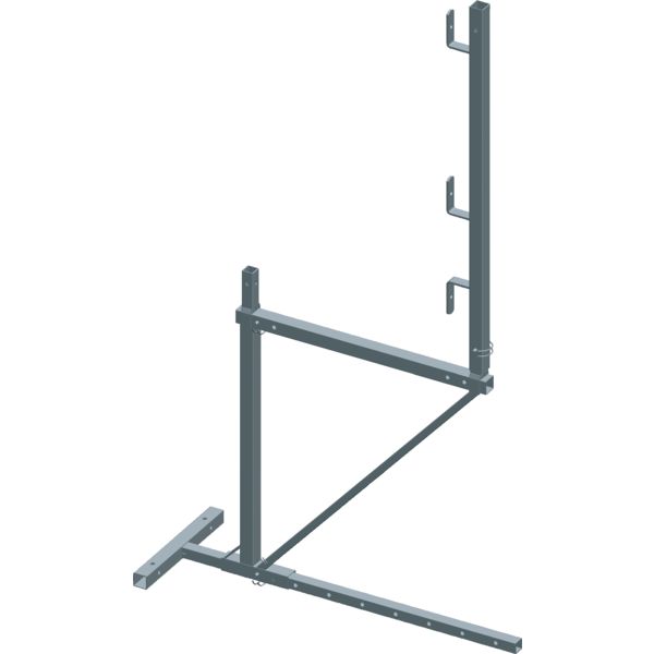 KIT ACIER TRAVERSEE MUR <0.50M P/CONSOLE & GARDE-CORPS