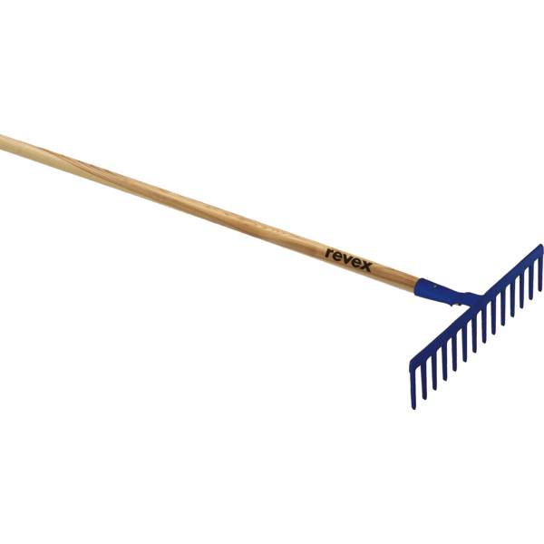 RATEAU  BETON 14 DENTS DROITES MANCHE BOIS