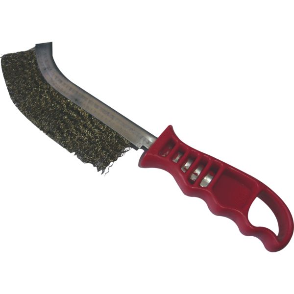 Brosse universelle fil ondulé inox