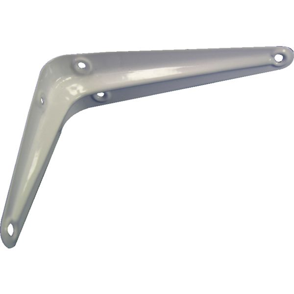 EQUERRE  EMBASE  400X450 ACIER BLANC