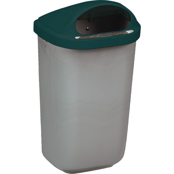 POUBELLE PLASTIC  XERIOS    50L GRIS/VERT