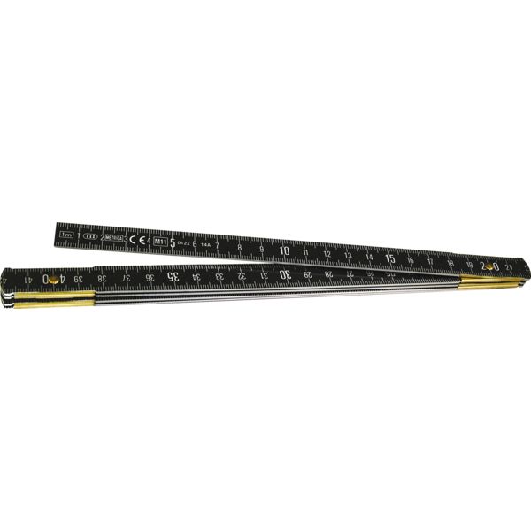 METRE PLIANT NOIR 1 M