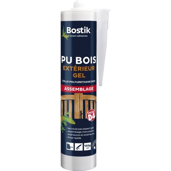 COLLE PU 310ML BOIS GEL BOSTIK  INT & EXT