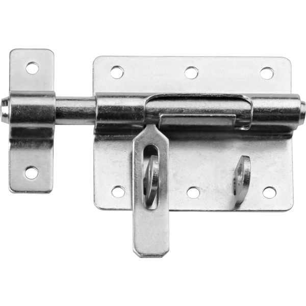 VERROU DE BOX PORTE-CADENAS ZINGUE  -    : 16 MM