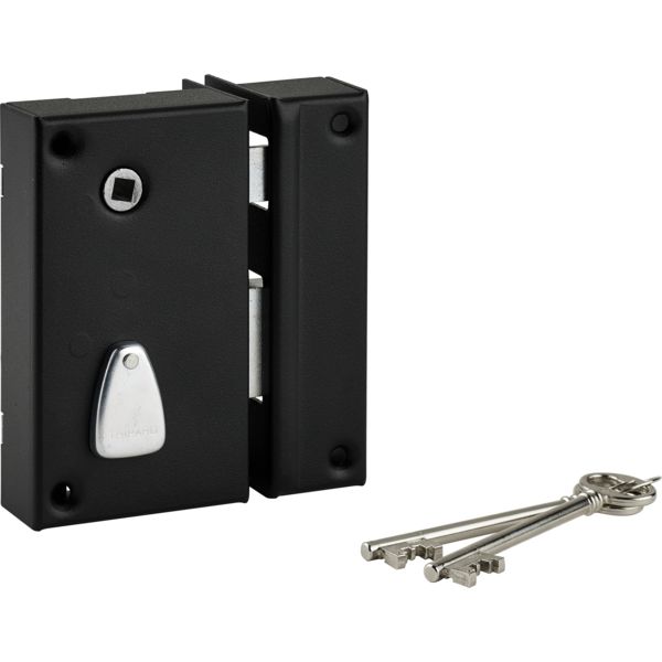 COFFRE EN APPLIQUE 6 GORGES VERTICAL  TIRAGE GAUCHE AXE  45 MM