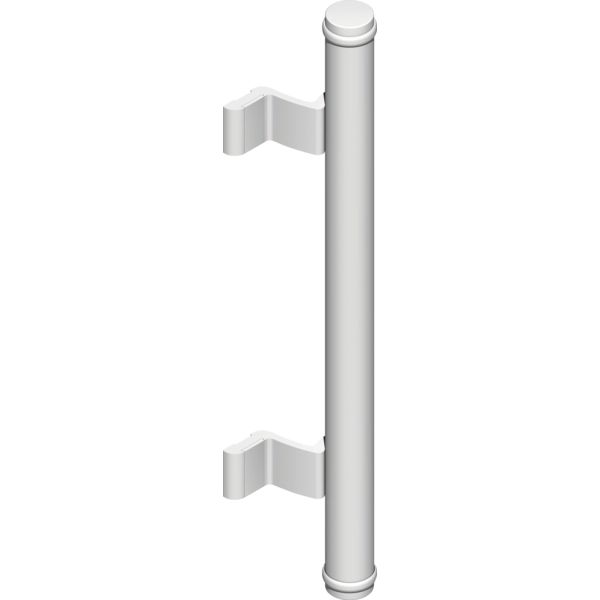 POIGNE DIVA XI LG 500MM  35MM - ALU BLANC RAL 9010