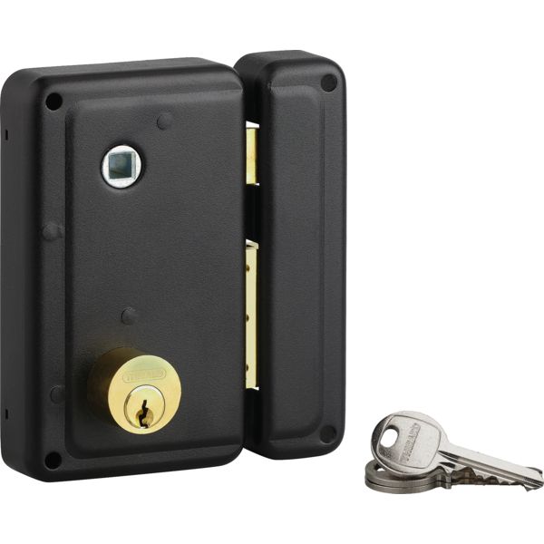 Coffre en applique à cylindre gauche