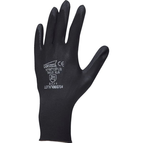 GANT NYLON NOIR END PU NOIR    T10