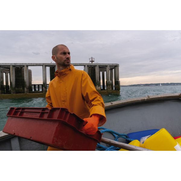 ENSEMBLE PLUIE PU/PVC  **MARINE**   L