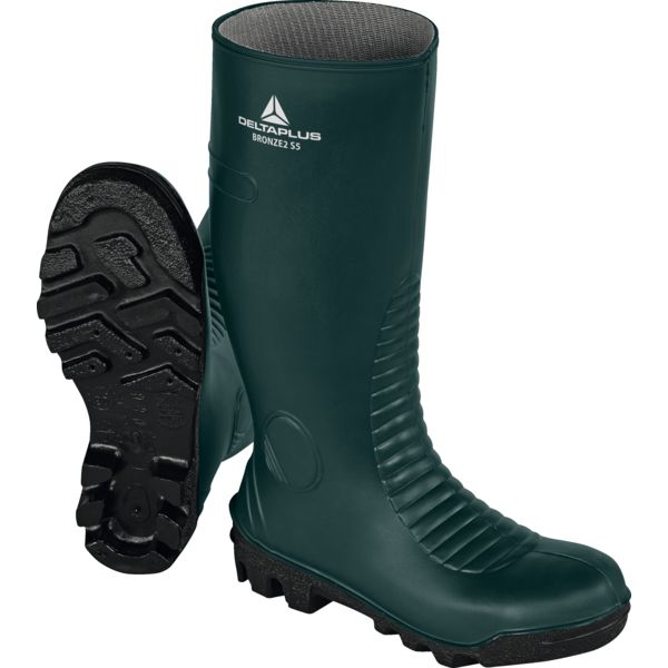 BOTTE SECU  PVC   S5  SRC VERT T. 38