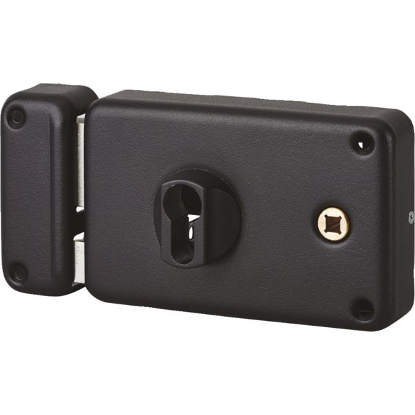 SERRURE DE GRILLE HORIZONTALE CP PLAQUE DE FIXATION  SOUDER