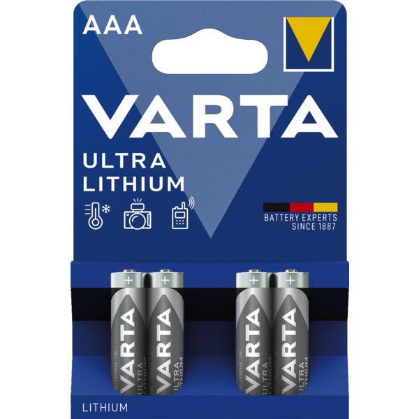 PILE LITHIUM   AA - LR06    X   4