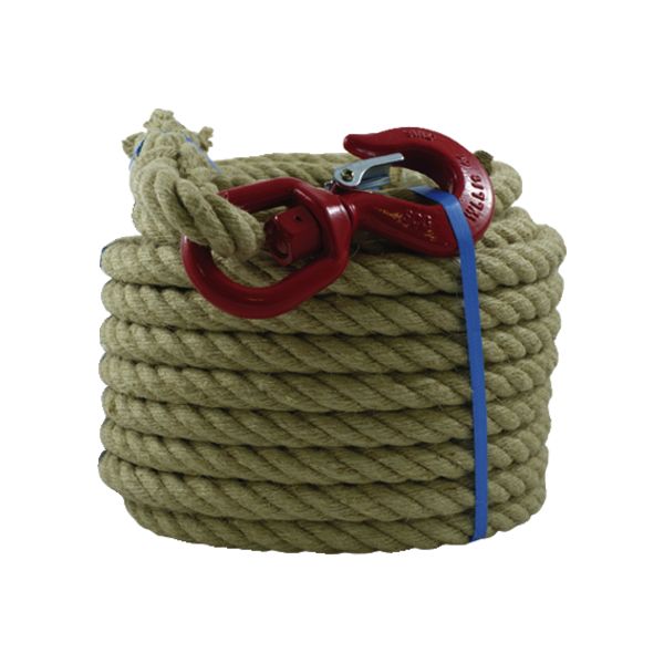 CORDE POULIE CHANVRE   20/22  - 25M