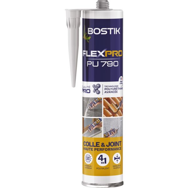 BOSTIK P790 COLLE ET JOINT PREMIUM BLANC 300ML