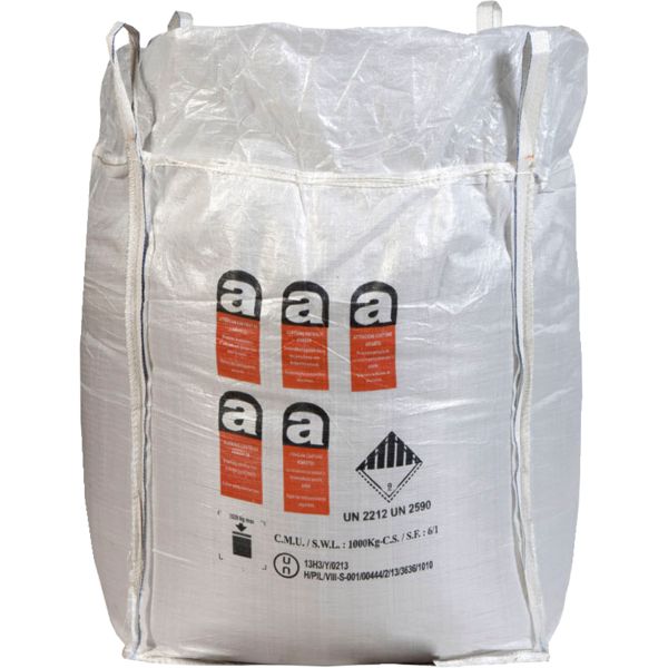 BIG BAG  91X 91X 105  1T  +SACHET MARQUAGE AMIANTE