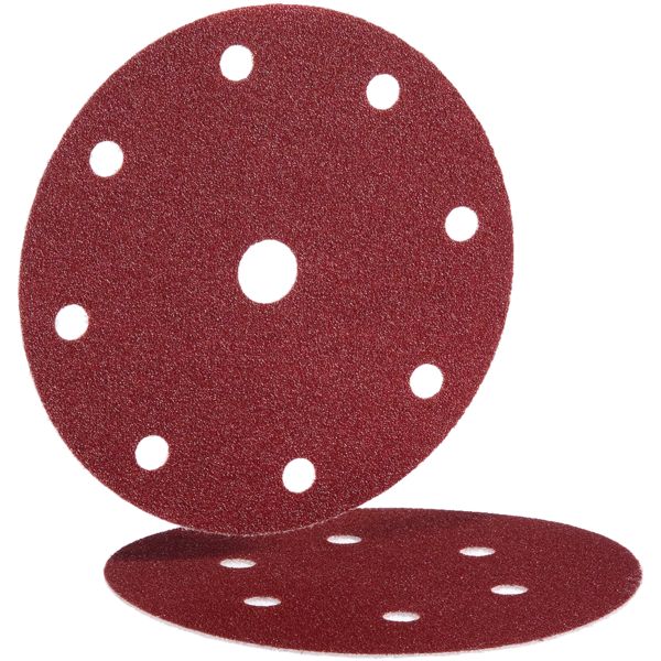 DISQUE PAPIER BW115 VELOURS   150MM 9 TROUS GRAIN 120 (BOITE DE