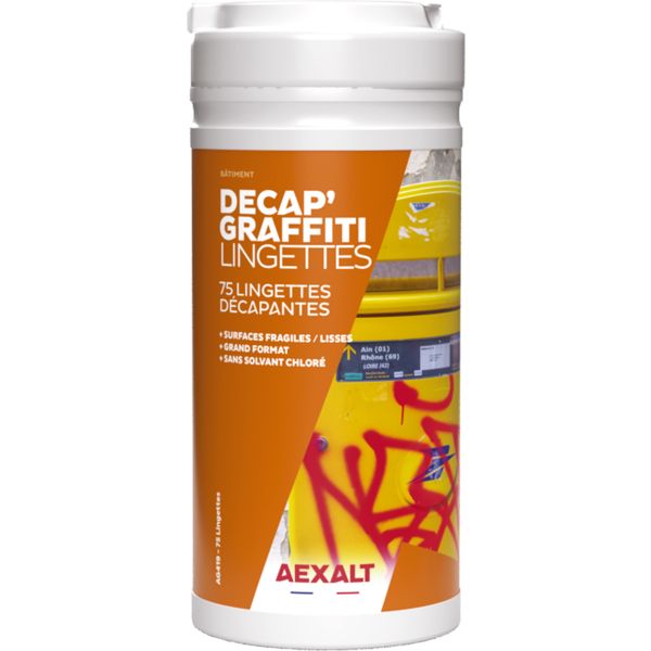 LINGETTES ANTI-GRAFFITI - BOITE DE 75 LINGETTES