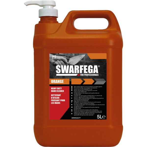 CREME NETTOYANTE SWARFEGA ORANGE SANS SOLVANT - CARTOUCHE 4L