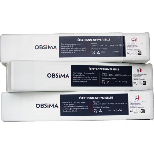 ELECTRODE 6013 OBSIMA D 2.5 MM - ETUI DE 281 ELECTRODES