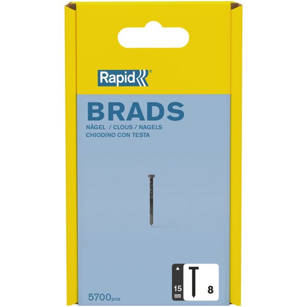 CLOUS GALVA (GAUGE18) 8/15MM - BOTE POLYPRO 5700