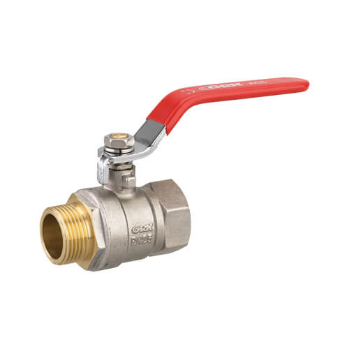 VANNE ARRET MF BOISSEAU SPHERIQUE PASSAGE INTEGRAL AVEC POIGNEE 20-3/4 A.C.S. PN 40