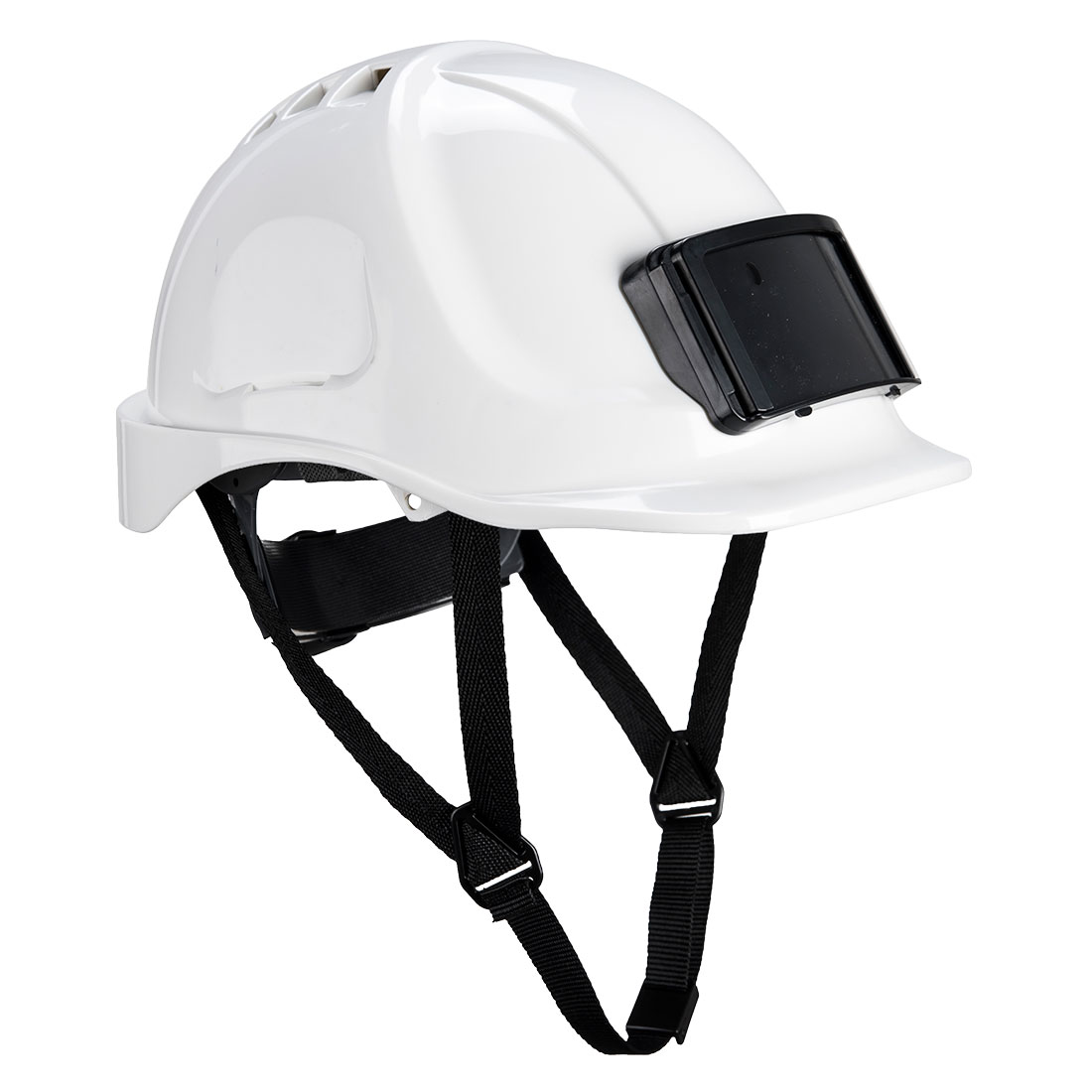 CASQUE ENDURANCE AVEC PORTE-BADGE  BLANC