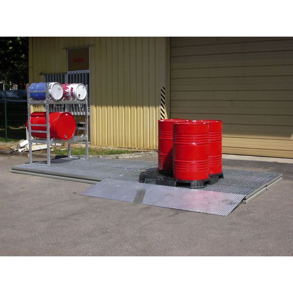 PLANCHER DE TRAVAIL GALVAPLANCHER DE TRAVAIL 1335 X 1240 X 170 MM CHARGE : 1200 KG - RETENTION : 280 LITRES